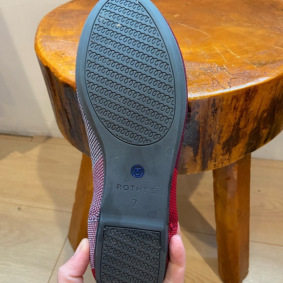 Rothy’s berry colorblock round toe flat - Picture 7 of 7
